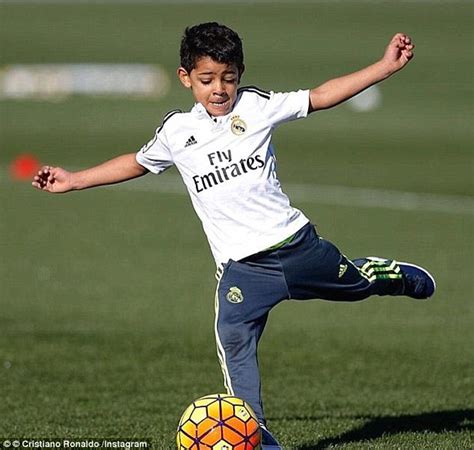 Breaking news, photos, and videos. Cristiano Ronaldo jr takes after dad with great free kick ...
