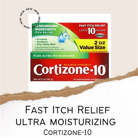 Cortizone 10 1 Hydrocortisone Anti Itch Creme Plus Ultra Moisturizing