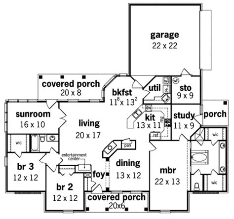 Floor Plan 2000 Sq Ft House Floorplansclick
