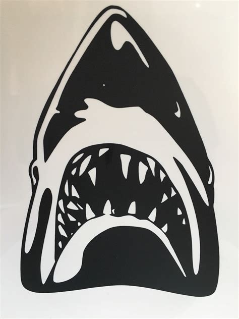 Jaws Sticker Etsy