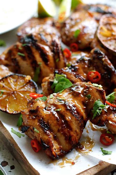 Grilled Marinated Thai Chicken Gai Yang Dinrecipes