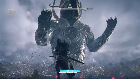 Assassin S Creed Origins SOBEK MAX Level Boss Fight TRIAL OF GODS YouTube