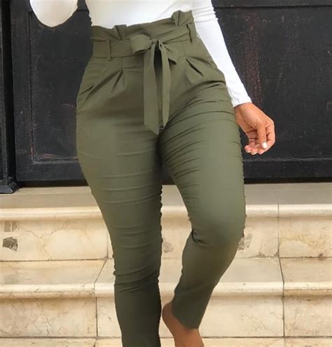 casual army green pants on storenvy