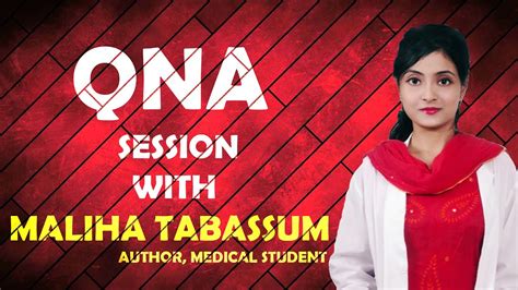 Qna Session With Author Maliha Tabassum Questions By Fans About Her