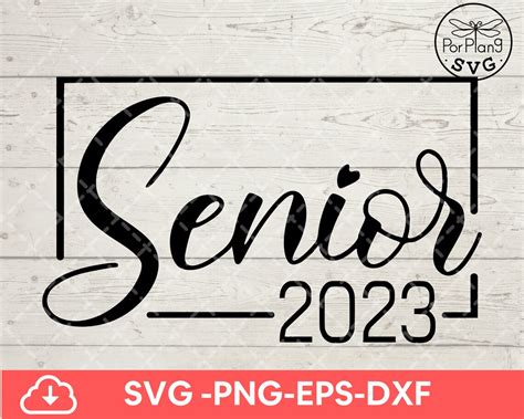 Senior 2023 SVG Abschluss 2023 SVG Absolvent 2023 SVG | Etsy