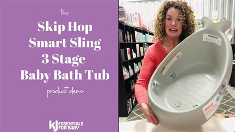 Skip Hop Moby Smart Sling Three Stage Bath YouTube