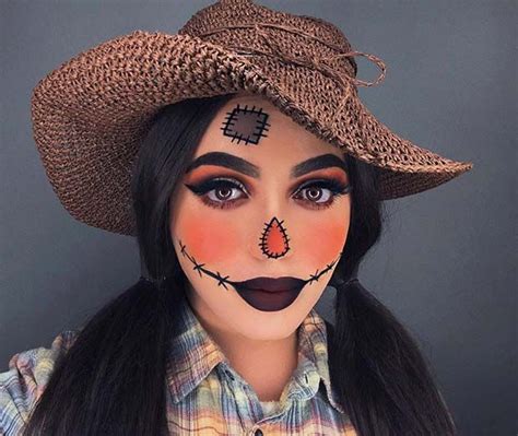 45 scarecrow makeup ideas for halloween stayglam scarecrow halloween makeup halloween