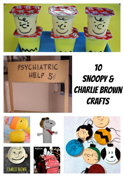 10 Snoopy And Charlie Brown Crafts For Kids The Gingerbread Uk