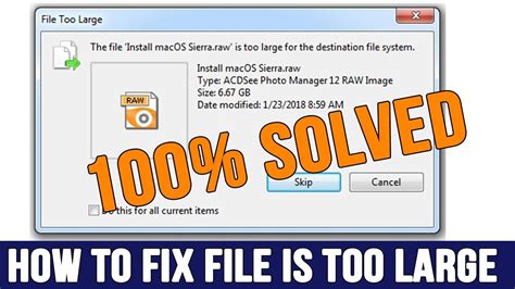 Fat (file allocation table) is a type of file system and fat32 is the latest version. How to Fix File Is Too Large For The Destination File ...