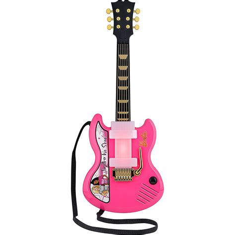 Ekids Barbie Kids Guitar With Built In Music And Whammy Bar Musical