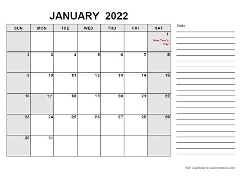 2022 Calendar With South Africa Holidays Pdf Free Printable Templates