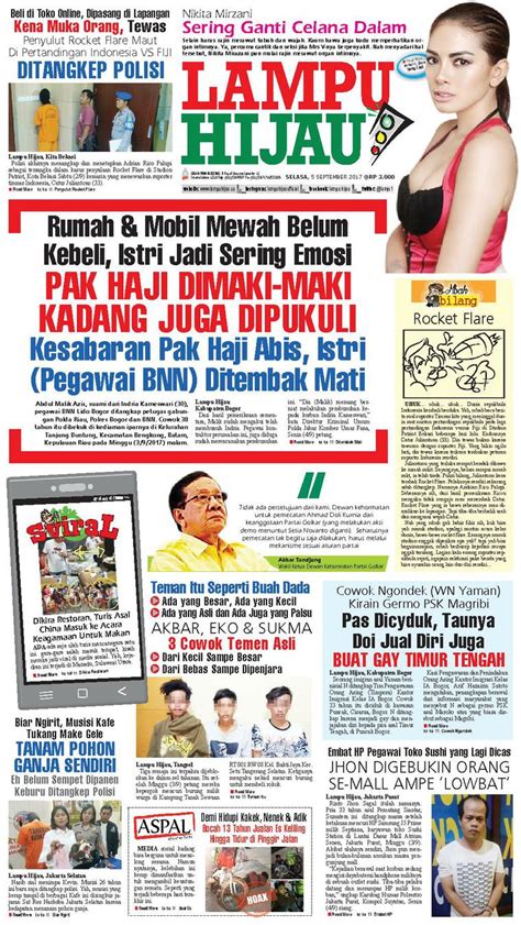 Jual Koran Lampu Hijau 05 September 2017 Gramedia Digital Indonesia