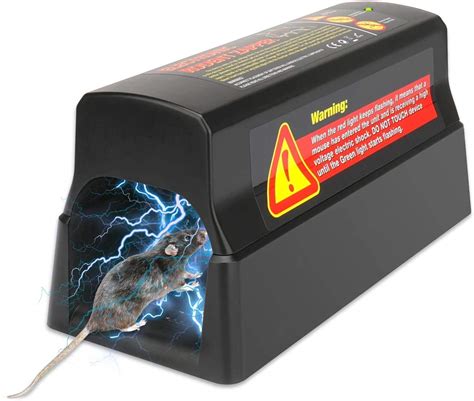 Buy Electronic Rat Mouse Trap 7000v Shock Electric Rodent Zapper Dual