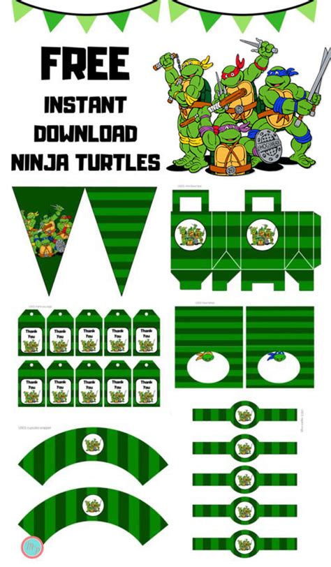 Free Ninja Turtle Printables Free Printable Templates