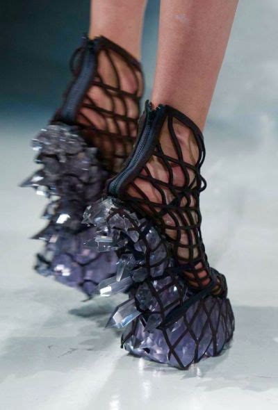 Iris Van Herpen Crystal Haute Couture Shoes Tumbex
