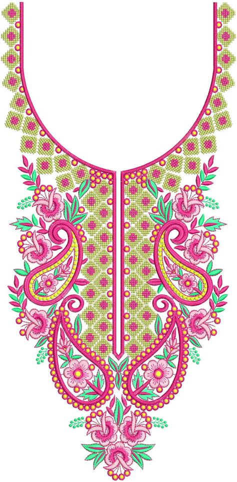 Embroidery Neck Design Embroidery Neck Designs Embroidery Designs