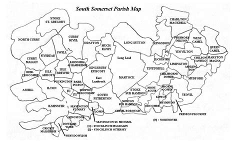 South Somerset Parish Map