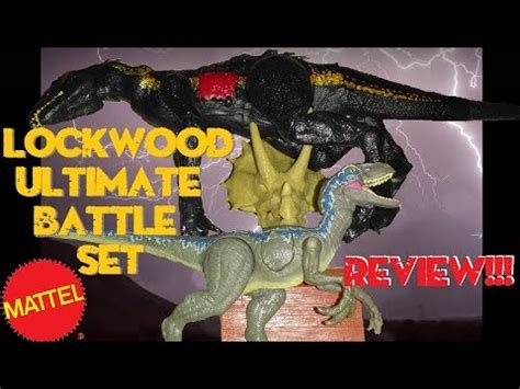 Mattel Jurassic World Lockwood Ultimate Battle Set Review Indoraptor
