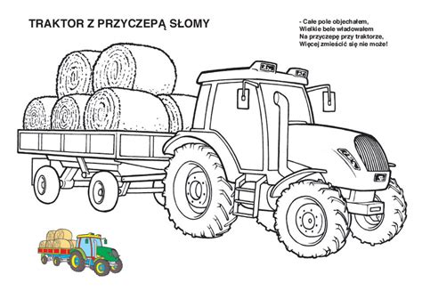 Traktor Do Wydruku Dla Dzieci Krzesiek Ksi Eczki Dla Dzieci Dla My