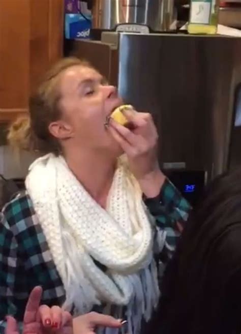 Woman Swallows A Whole Slab Of Butter In One Go As She Performs Gag Worthy Party Trick For Pals