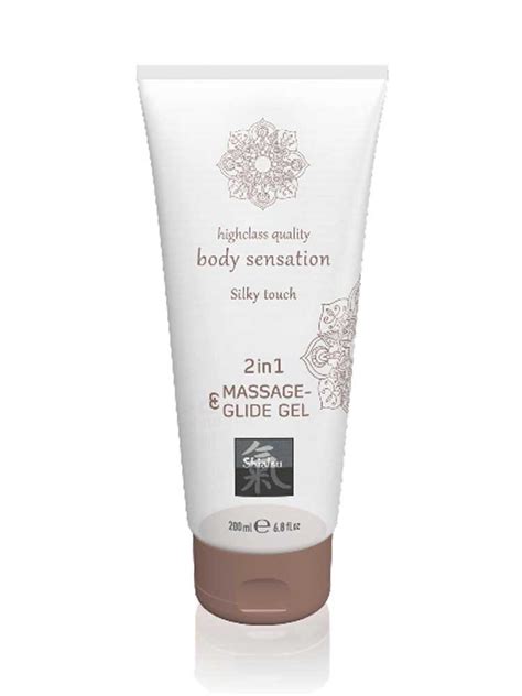 Body Sensation Silky Touch 2 In 1 Massage And Glide Gel By Shiatsu