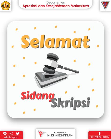 Ucapan Selamat Sidang Skripsi SOBAT BIJAK