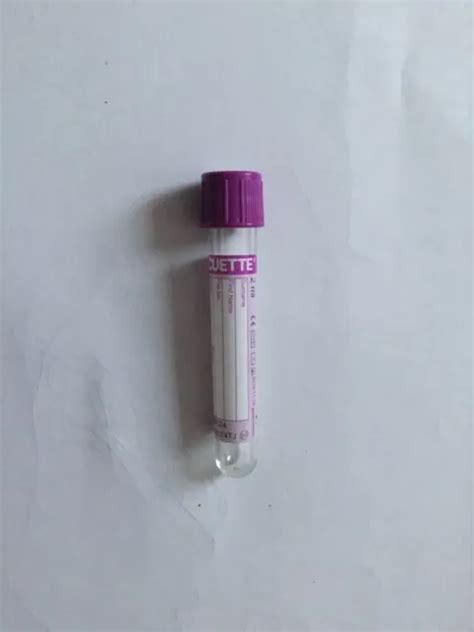 Greiner Bio One Vacuette Blood Collection Tube Purple Ml Eur