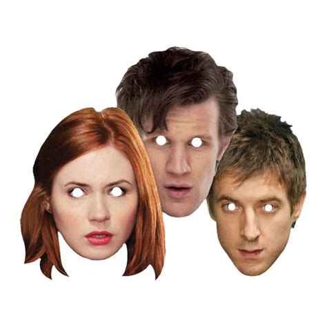Doctor Who Companions Face Mask 3 Pack Ikon Collectables