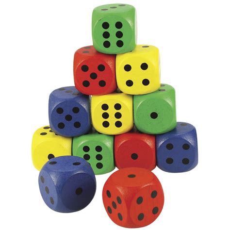 Giant Coloured Dice (set of 4) | Games | Mulberry Bush