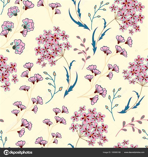 Cute Floral Pattern In The Small Flower Motifs Scattered Random Ditsy