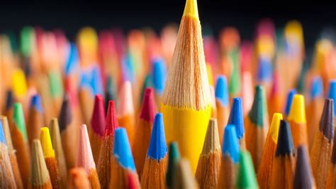 Macro Pencils Colorful 4k Hd Wallpapers Hd Wallpapers