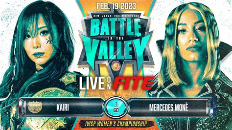 NJPW Battle In The Valley 2023 Report Mercedes Mone Vs Kairi