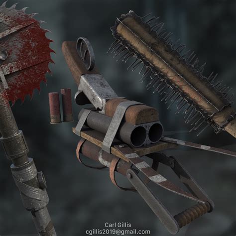 Artstation Zombie Apocalypse Themed Weapons