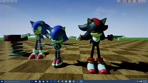 Ue4 Sonic Classic Metal Sonic And Shadow By Rebornbeatz On Deviantart