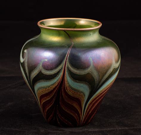 Orient And Flume Art Glass Vase