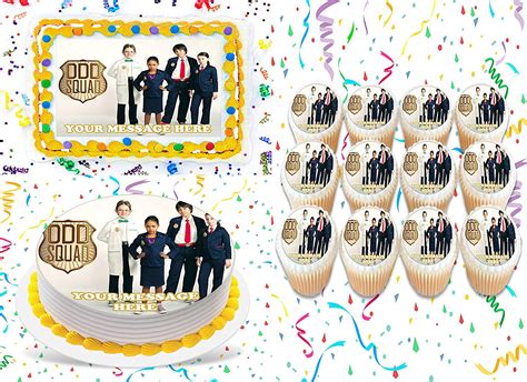 Odd Squad Cake Topper Edible Image Personalized Cupcakes