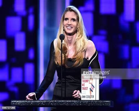 Political Commentatorauthor Ann Coulter Speaks Onstage At The Comedy