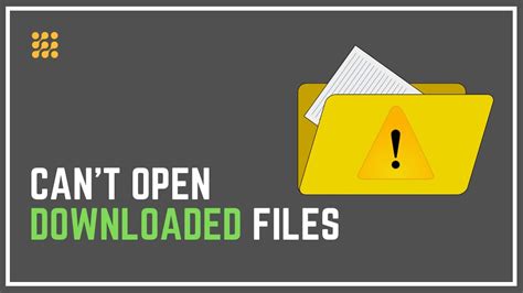 What To Do If You Cant Open Downloaded Files Youtube