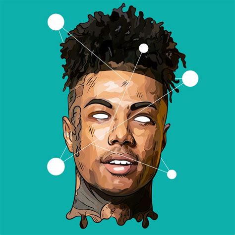 Blueface Illustration My Art Kidwuf In 2019 Rapper Art Rapper