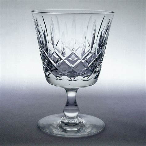 Edinburgh Crystal Appin Claret Wine Glass Cut Pattern