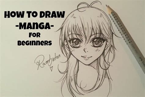 How To Draw Female Manga Face For Beginners ♥slow Tutorial♥ Anime