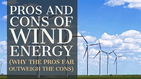 Advantages And Disadvantages Of Wind Energy