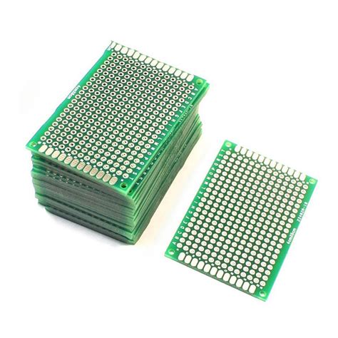 10pcs Double Side Protoboard Circuit Prototype Diy Pcb Board 4x6cm