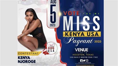 Fundraiser By Kenya Njoroge MISS KENYA USA PAGEANT SHOW
