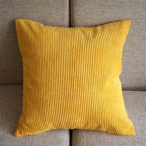 Corn Kernels Corduroy Sofa Decor Throw Pillow Case Cushion Cover G
