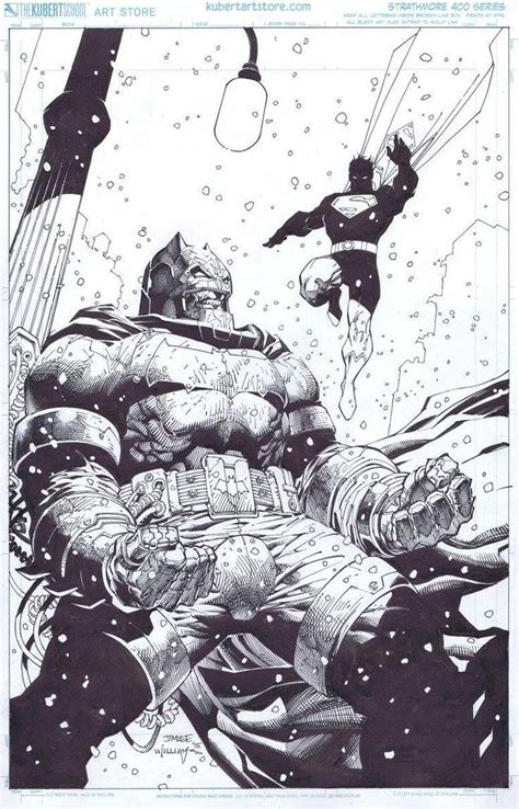 Jim Lee Artwork Arte Súper Héroe Pintura Batman Arte De Cómics