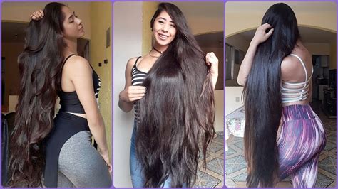 How to make your hair silky, long, and soft. 9 Minutes of Reeh David - Wonderful, Long Silky Hair Play ...
