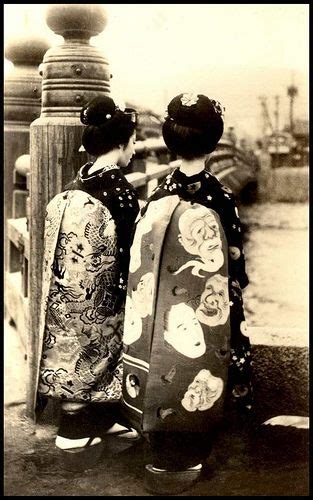 Just Another Day In The Life Of Two Kyoto Maikoca1920s In Old