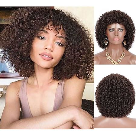 Amazon Kalyss Short Afro Kinky Curly Wigs For Black Women Premium