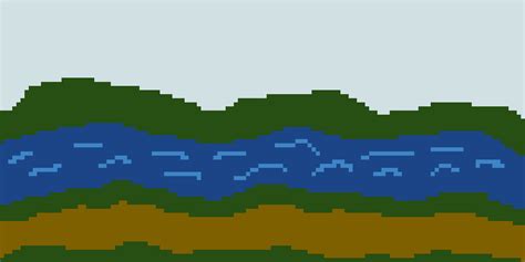 River Pixel Art